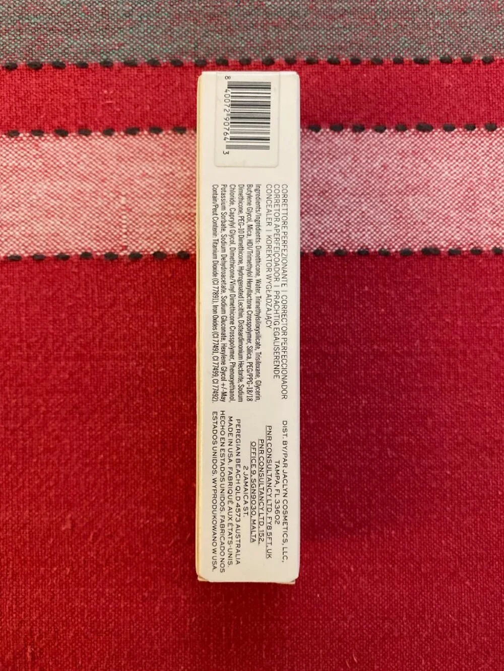 Jaclyn Cosmetics Perfecting Concealer Deep Rich Red 6.7ML/0.23OZ NIB